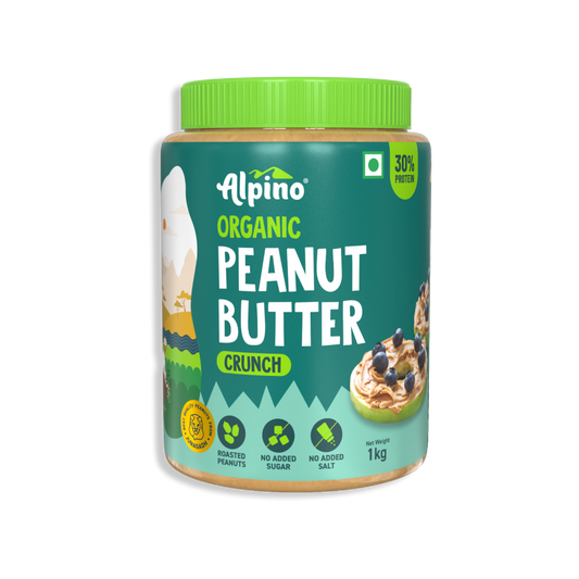 Alpino Organic Natural Peanut Butter (Crunch)