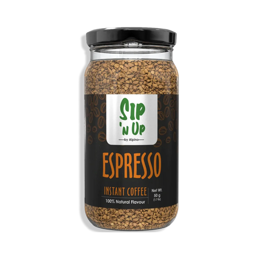 Sip ‘n Up by, Alpino Premium Instant Coffee Espresso