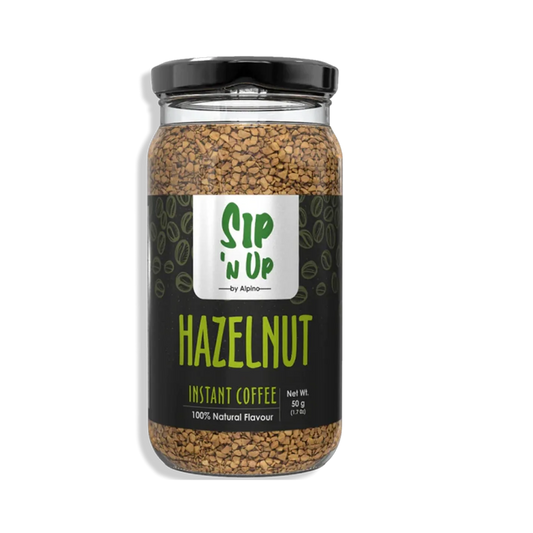 Sip ‘n Up by, Alpino Premium Instant Coffee Hazelnut